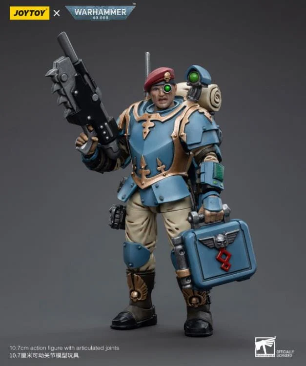 Warhammer 40k Astra Militarum Tempestus Scions Command Squad 55th Kappic Eagles Medic 1/18 Scale Figure - Image 3