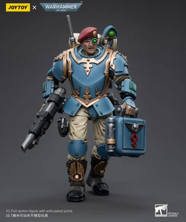 Warhammer 40k Astra Militarum Tempestus Scions Command Squad 55th Kappic Eagles Medic 1/18 Scale Figure - Image 4