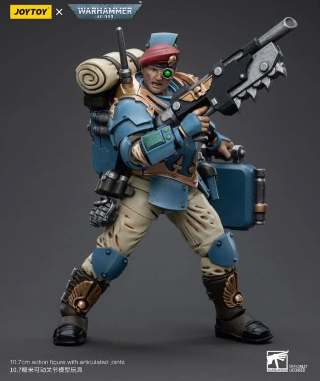 Warhammer 40k Astra Militarum Tempestus Scions Command Squad 55th Kappic Eagles Medic 1/18 Scale Figure - Image 5