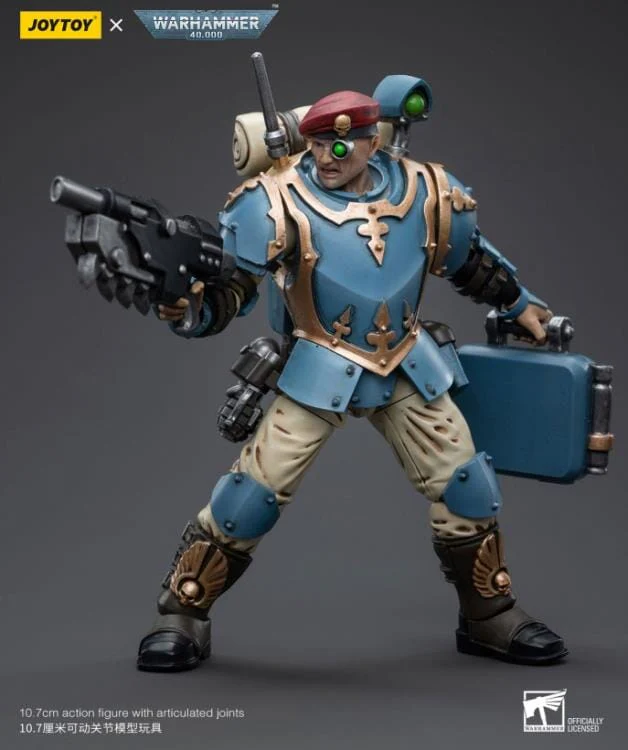 Warhammer 40k Astra Militarum Tempestus Scions Command Squad 55th Kappic Eagles Medic 1/18 Scale Figure - Image 7