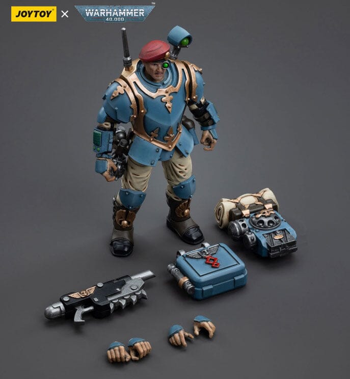 Warhammer 40k Astra Militarum Tempestus Scions Command Squad 55th Kappic Eagles Medic 1/18 Scale Figure - Image 9