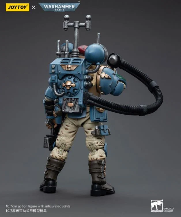 Warhammer 40k Astra Militarum Tempestus Scions Command Squad 55th Kappic Eagles Vox Operator 1/18 Scale Figure - Image 8