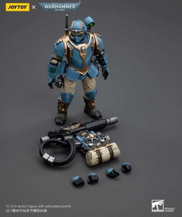 Warhammer 40k Astra Militarum Tempestus Scions Squad 55th Kappic Eagles Tempestus Scion 1 1/18 Scale Figure - Image 9