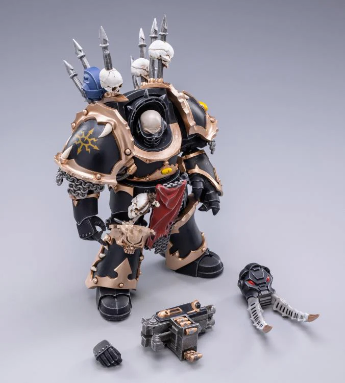 Warhammer 40K Black Legion Brother Bathalorr 1/18 Scale Figure - Image 6