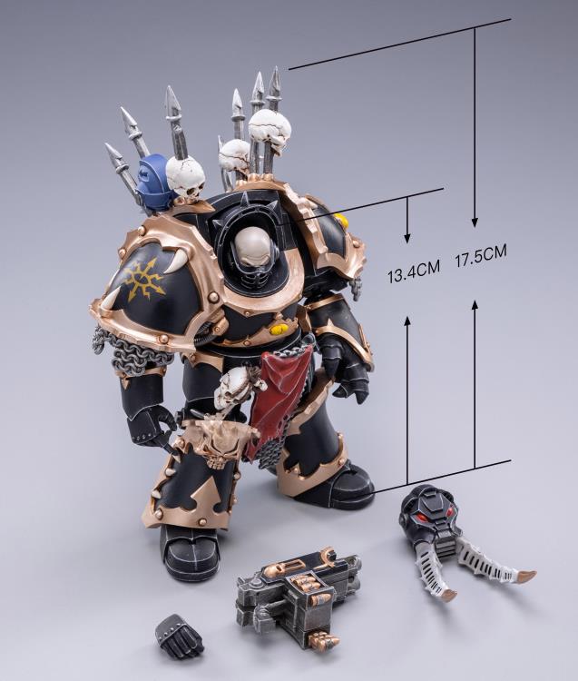 Warhammer 40K Black Legion Brother Bathalorr 1/18 Scale Figure - Image 7