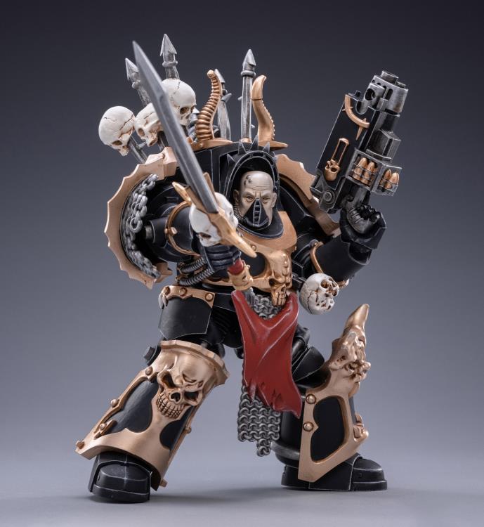 Warhammer 40K Black Legion Brother Gnarl 1/18 Scale Figure - Image 3