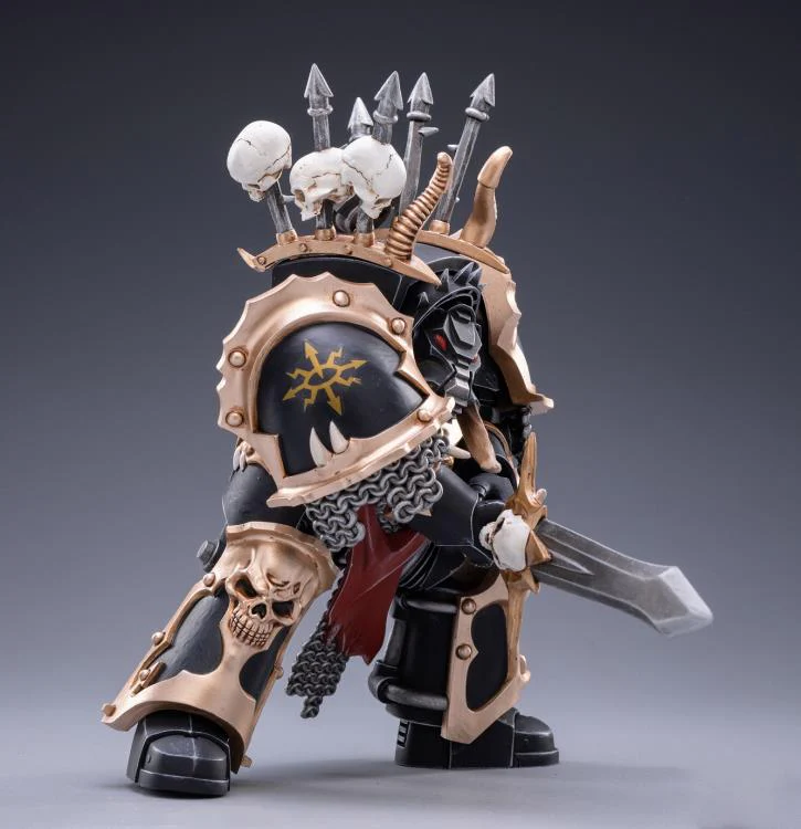 Warhammer 40K Black Legion Brother Gnarl 1/18 Scale Figure - Image 4