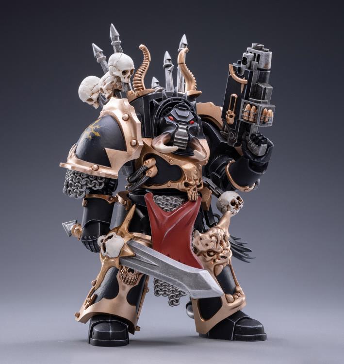 Warhammer 40K Black Legion Brother Gnarl 1/18 Scale Figure - Image 7