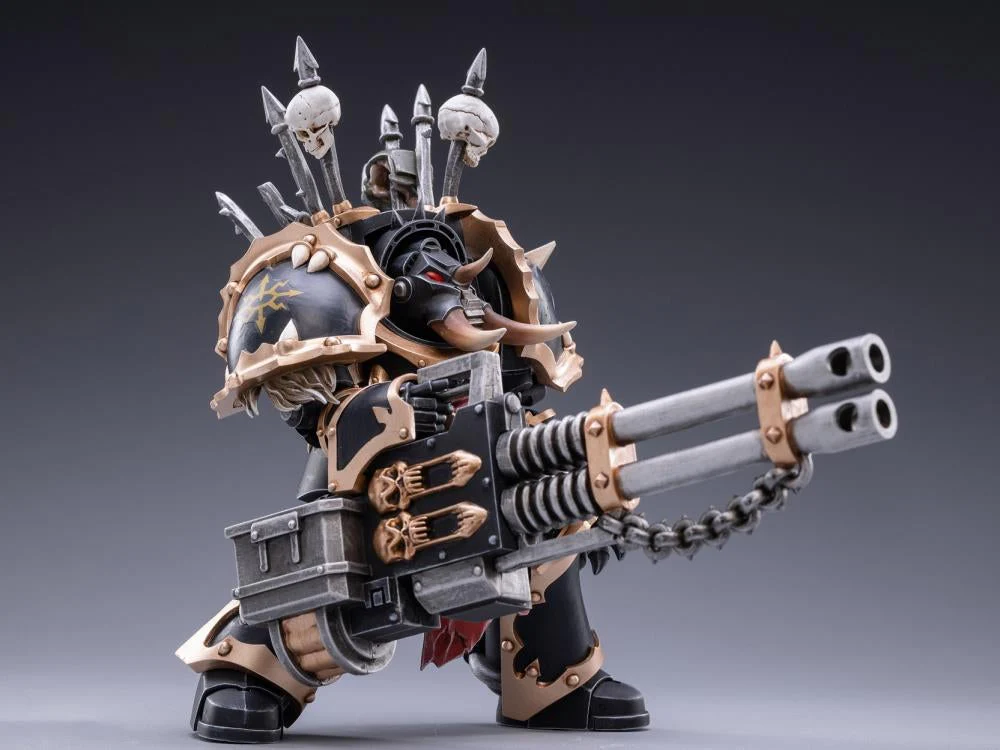 Warhammer 40K Black Legion Brother Gornoth 1/18 Scale Figure - Image 3