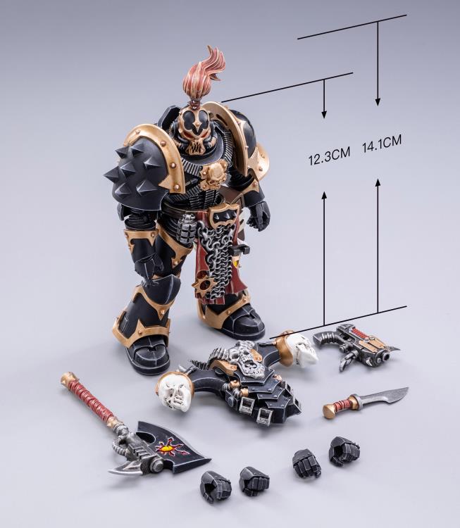 Warhammer 40K Black Legion Brother Narghast 1/18 Scale Figure - Image 5