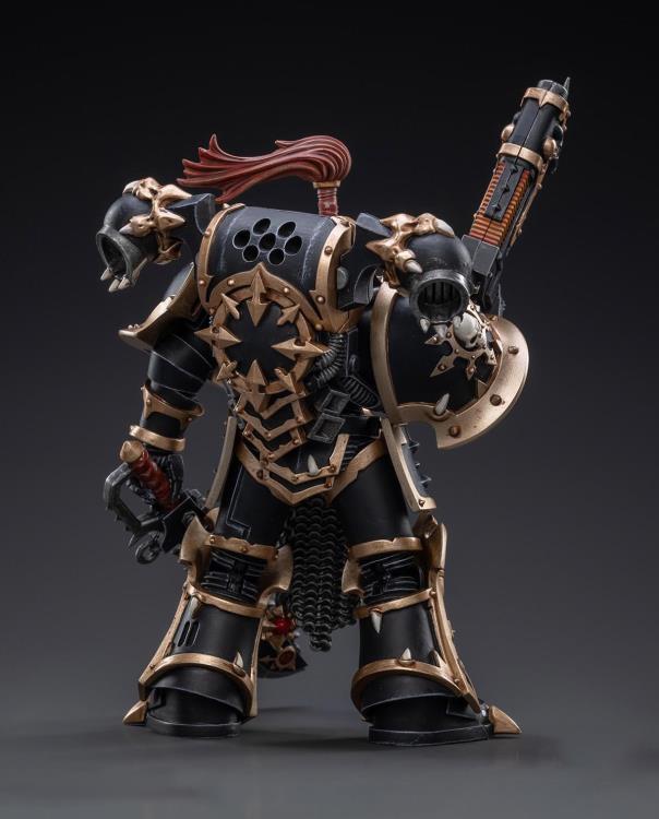 Warhammer 40K Black Legion Havocs Champion Brother Slael 1/18 Scale Figure - Image 3
