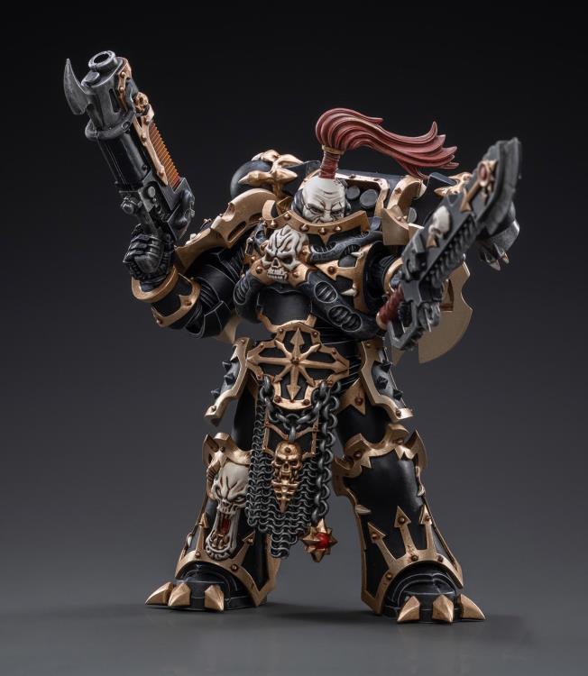 Warhammer 40K Black Legion Havocs Champion Brother Slael 1/18 Scale Figure - Image 5