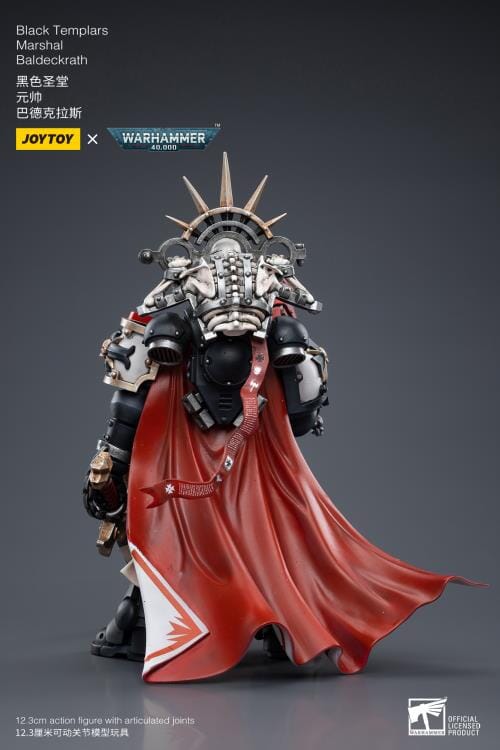 Warhammer 40K Black Templars Marshal Baldeckrath 1/18 Scale Figure - Image 3