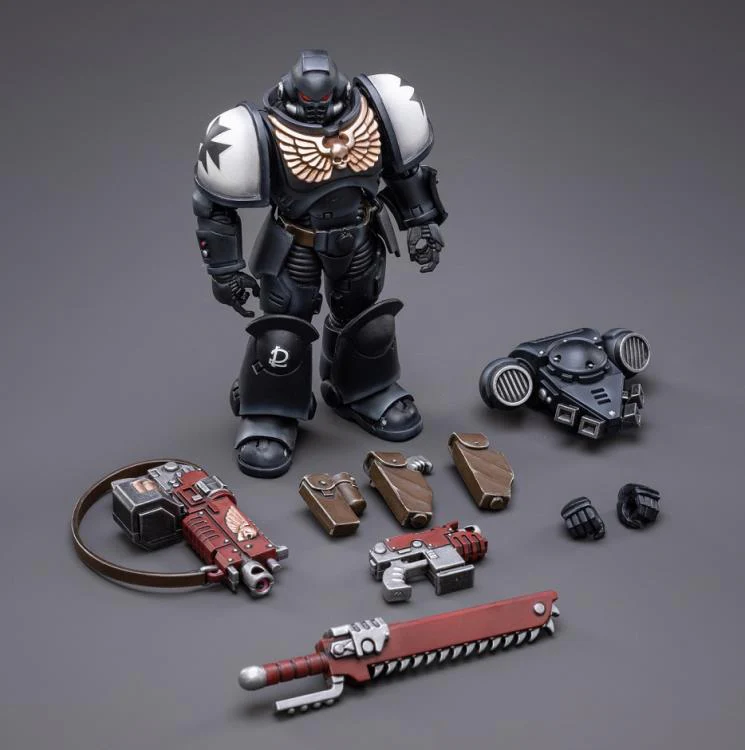 Warhammer 40k Black Templars Assault Intercessor Outriders Brother Valtus 1/18 Scale Action Figure - Image 10