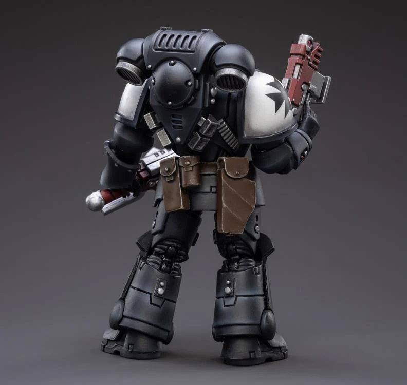 Warhammer 40k Black Templars Assault Intercessor Outriders Brother Valtus 1/18 Scale Action Figure - Image 3
