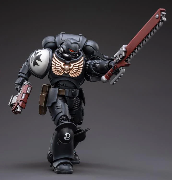 Warhammer 40k Black Templars Assault Intercessor Outriders Brother Valtus 1/18 Scale Action Figure - Image 4