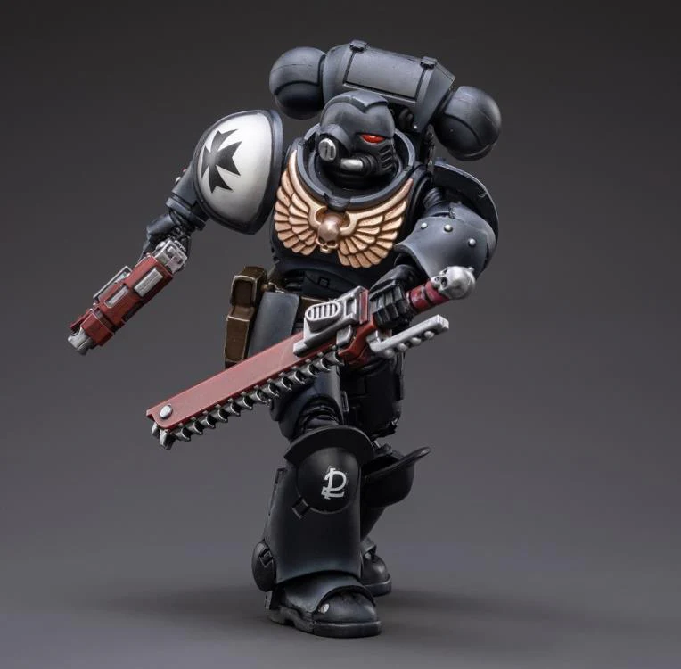 Warhammer 40k Black Templars Assault Intercessor Outriders Brother Valtus 1/18 Scale Action Figure - Image 5