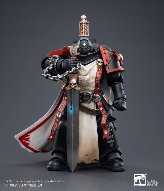 Warhammer 40K Black Templars Primaris Sword Brethren Eberwulf 1/18 Scale Figure - Image 2