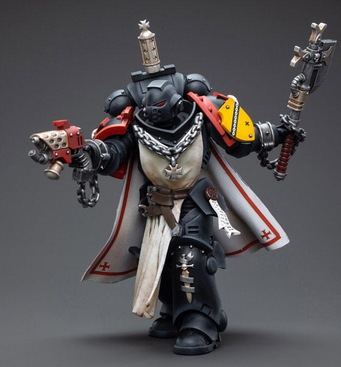 Warhammer 40K Black Templars Primaris Sword Brethren Granbertus 1/18 Scale Figure - Image 3