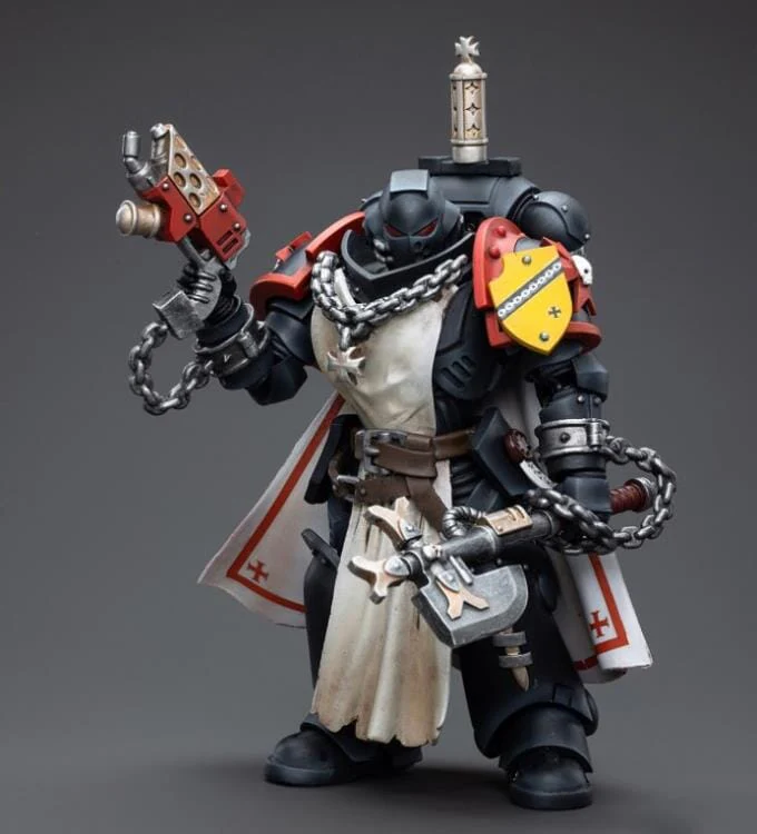 Warhammer 40K Black Templars Primaris Sword Brethren Granbertus 1/18 Scale Figure - Image 6