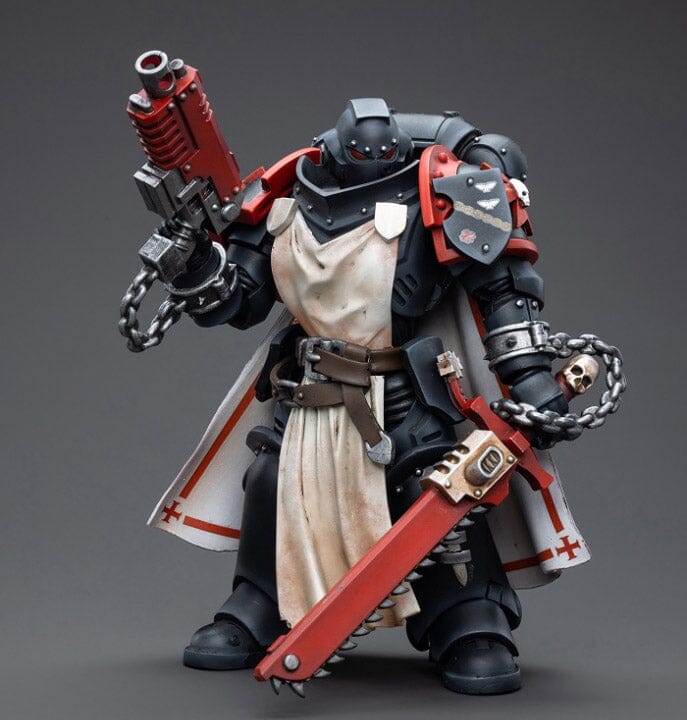 Warhammer 40K Black Templars Primaris Sword Brethren Harmund 1/18 Scale Figure - Image 3