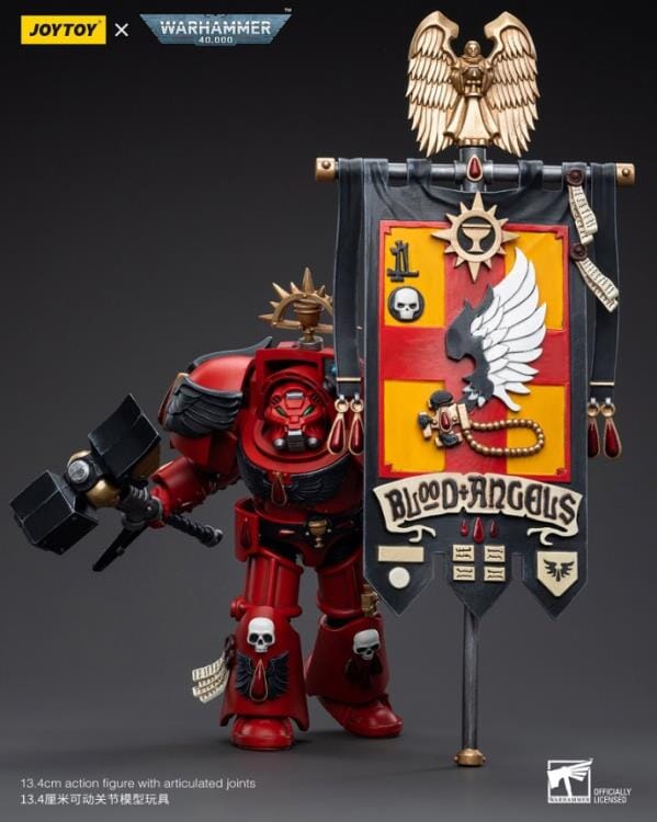 Warhammer 40K Blood Angels Ancient Brother Leonid 1/18 Scale Figure - Image 4
