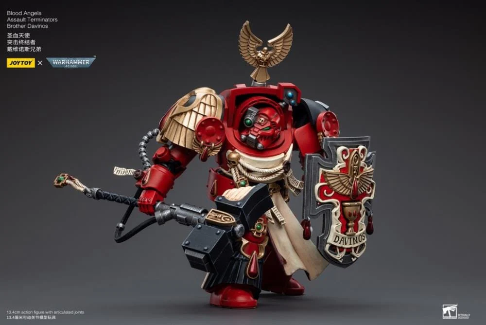 Warhammer 40K Blood Angels Assault Terminators Brother Davinos 1/18 Scale Figure - Image 5