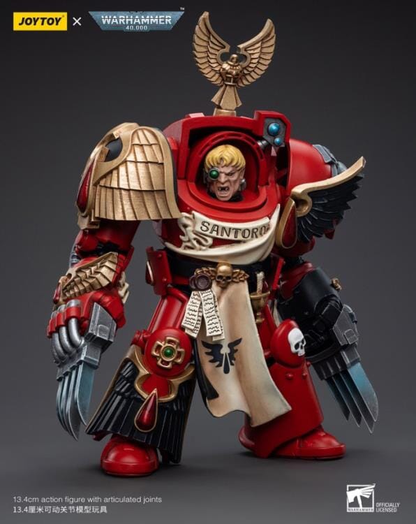Warhammer 40K Blood Angels Assault Terminators Sergeant Santoro 1/18 Scale Figure - Image 2