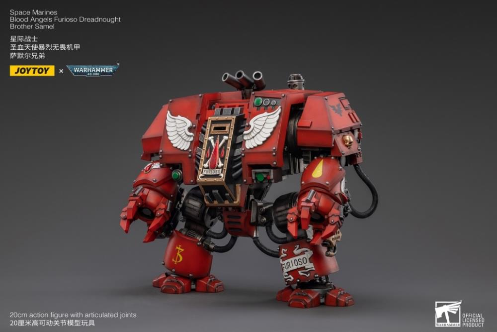 Warhammer 40K Blood Angels Furioso Brother Samel Dreadnought 1/18 Scale Action Figure (Reissue) - Image 3