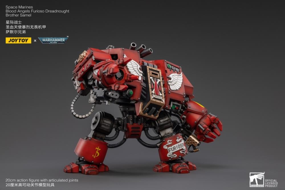 Warhammer 40K Blood Angels Furioso Brother Samel Dreadnought 1/18 Scale Action Figure (Reissue) - Image 4