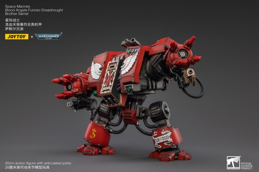 Warhammer 40K Blood Angels Furioso Brother Samel Dreadnought 1/18 Scale Action Figure (Reissue) - Image 5