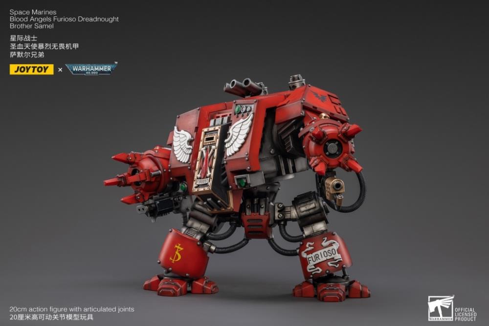 Warhammer 40K Blood Angels Furioso Brother Samel Dreadnought 1/18 Scale Action Figure (Reissue) - Image 6