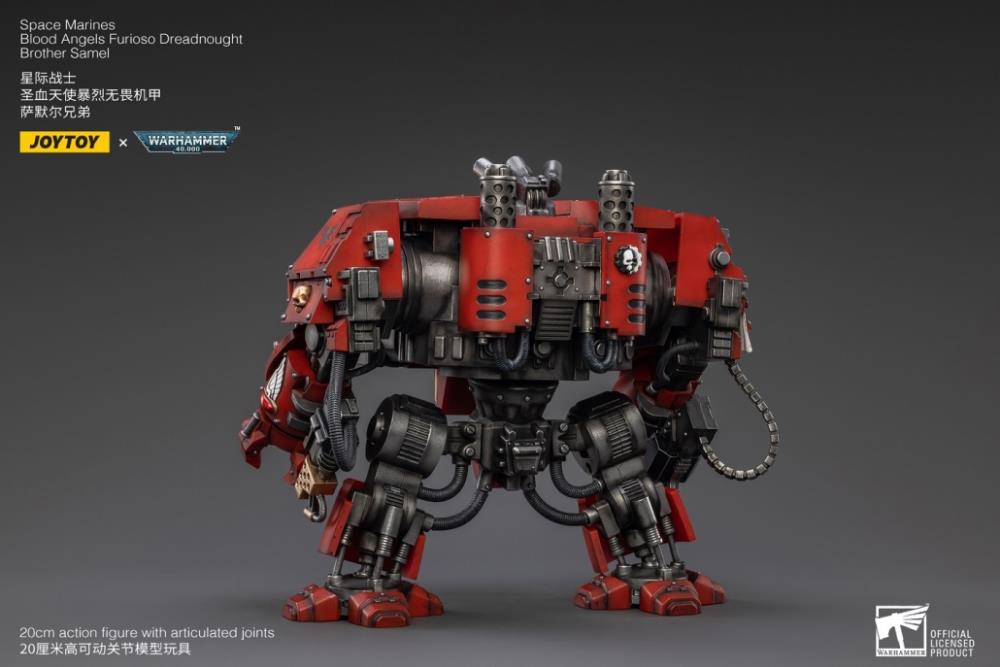 Warhammer 40K Blood Angels Furioso Brother Samel Dreadnought 1/18 Scale Action Figure (Reissue) - Image 8