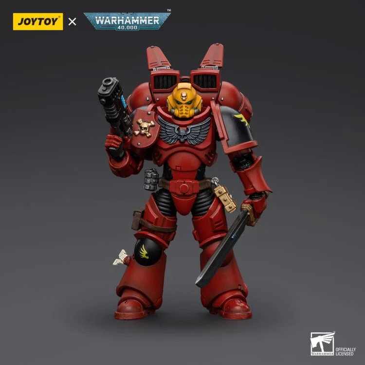 Warhammer 40K Blood Angels Jump Pack Intercessors Sergeant with Plasma Pistol 1/18 Scale Action Figure - Image 2