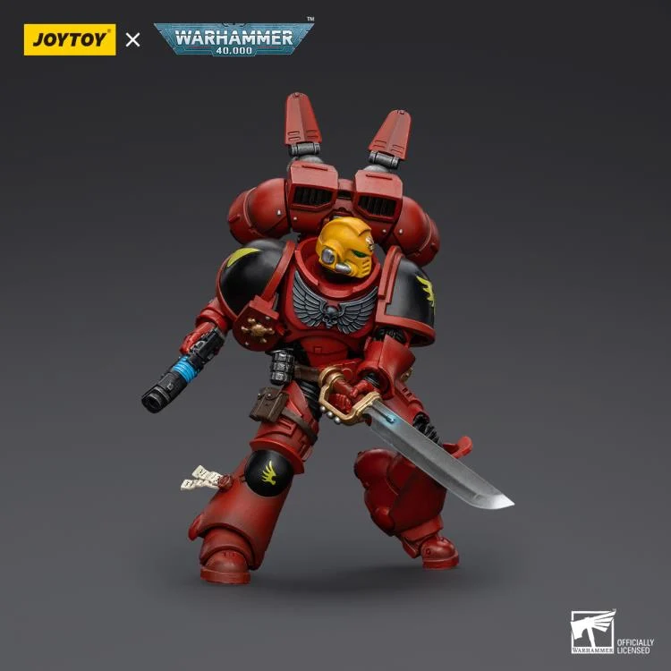 Warhammer 40K Blood Angels Jump Pack Intercessors Sergeant with Plasma Pistol 1/18 Scale Action Figure - Image 4