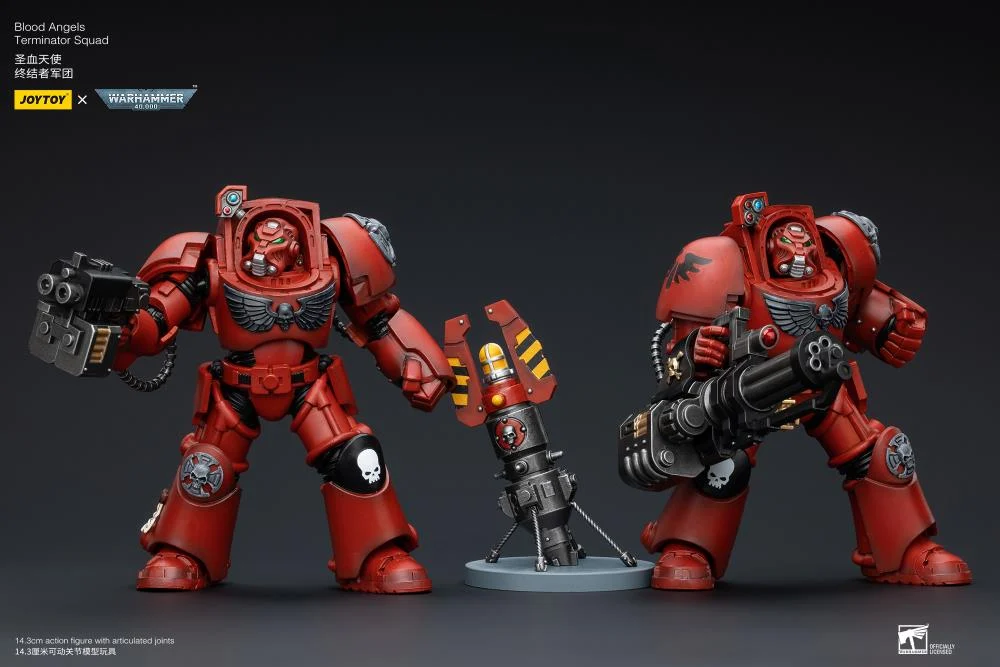 Warhammer 40K Blood Angels Terminator Squad Terminator with Assault Cannon 1/18 Scale Action Figure - Image 8