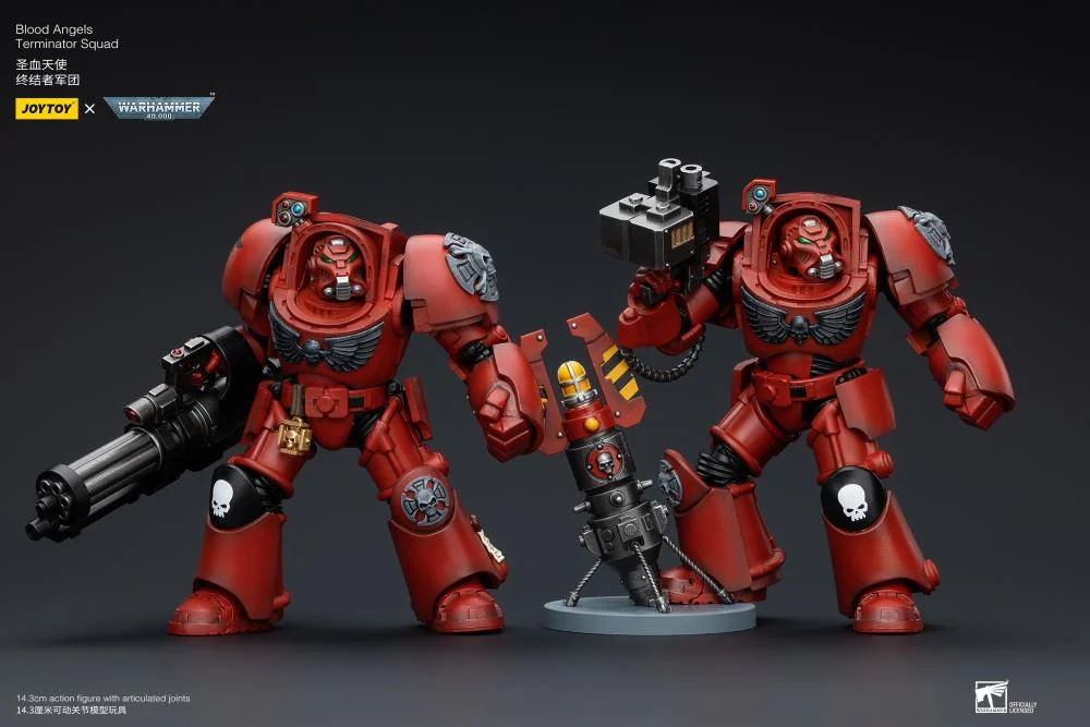 Warhammer 40K Blood Angels Terminator Squad Terminator with Assault Cannon 1/18 Scale Action Figure - Image 9