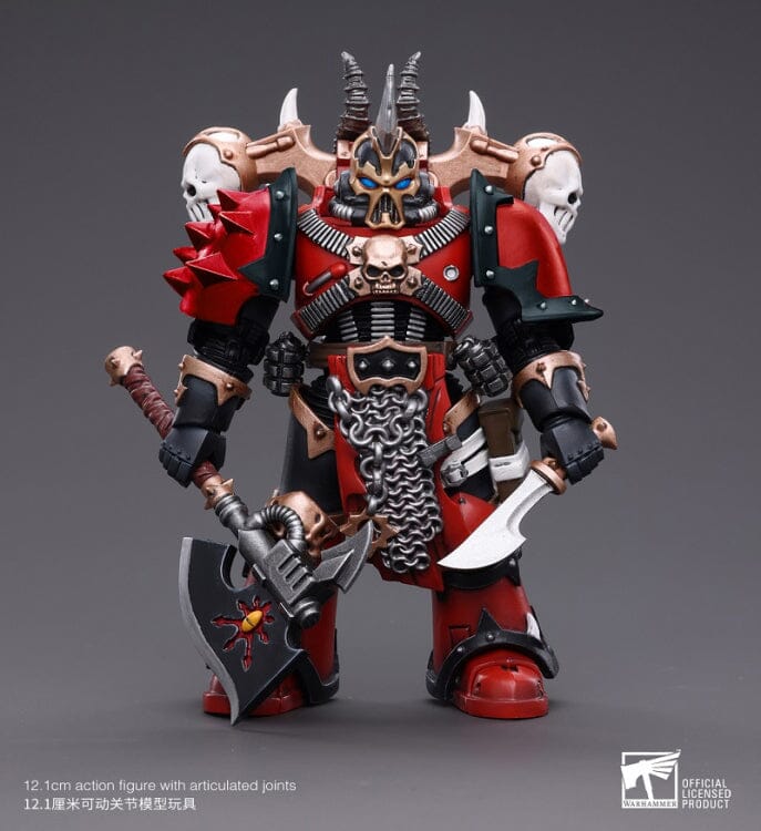 Warhammer 40K Chaos Space Marines Red Corsairs Exalted Champion Gotor the Blade 1/18 Scale Figure - Image 3