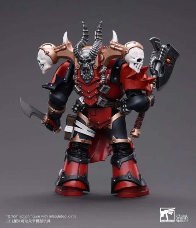 Warhammer 40K Chaos Space Marines Red Corsairs Exalted Champion Gotor the Blade 1/18 Scale Figure - Image 4