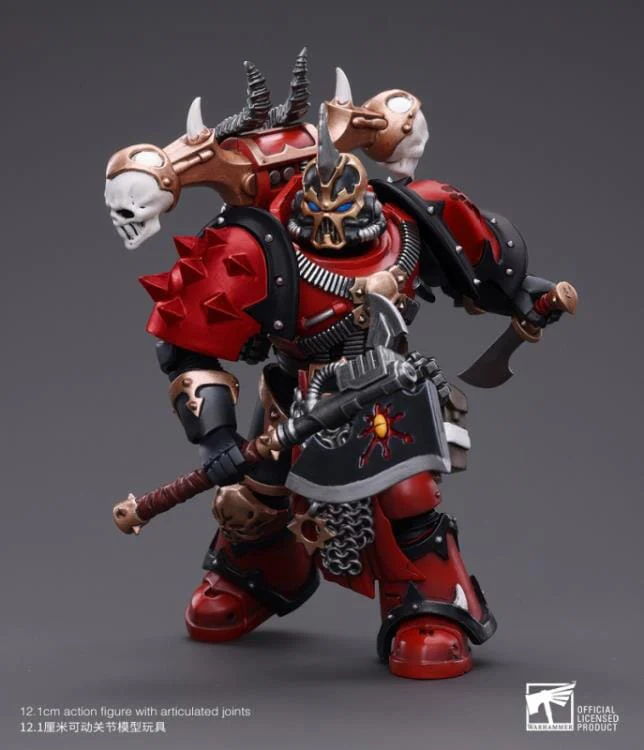 Warhammer 40K Chaos Space Marines Red Corsairs Exalted Champion Gotor the Blade 1/18 Scale Figure - Image 5