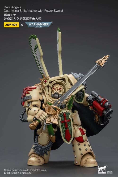 Warhammer 40k Dark Angels Deathwing Strikemaster with Power Sword 1/18 Scale Figure - Image 2