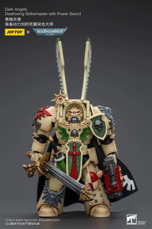 Warhammer 40k Dark Angels Deathwing Strikemaster with Power Sword 1/18 Scale Figure - Image 3