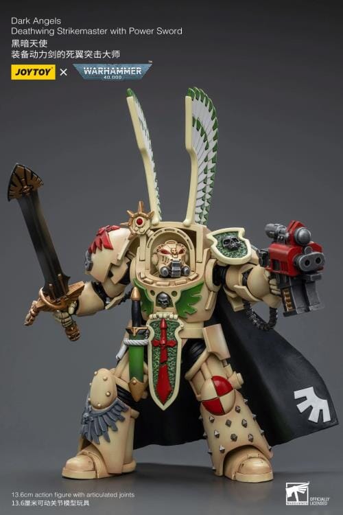 Warhammer 40k Dark Angels Deathwing Strikemaster with Power Sword 1/18 Scale Figure - Image 5