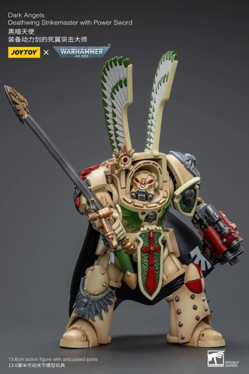 Warhammer 40k Dark Angels Deathwing Strikemaster with Power Sword 1/18 Scale Figure - Image 6
