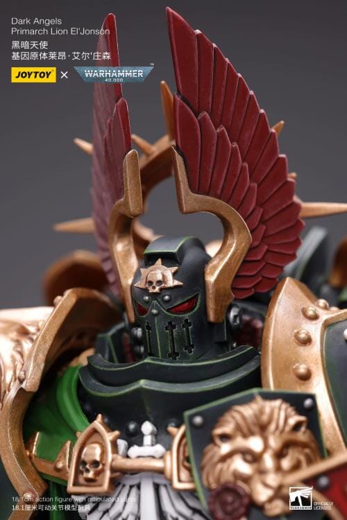 Warhammer 40k Dark Angels Primarch Lion El'Jonson 1/18 Scale Figure - Image 17