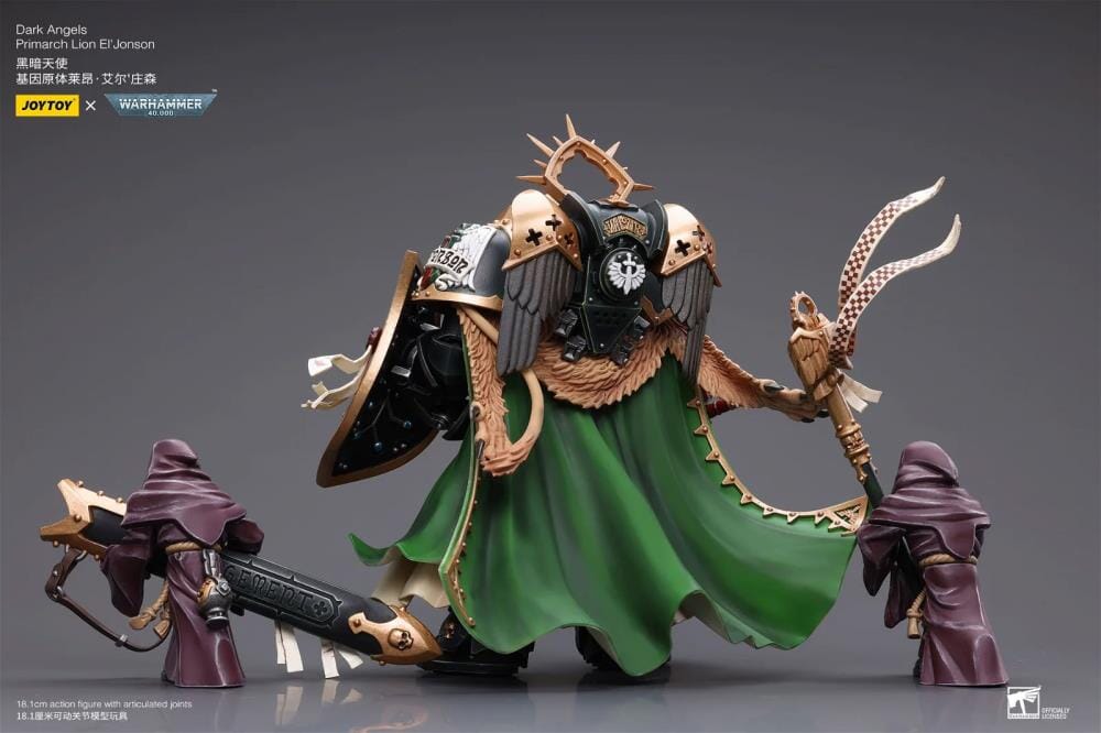 Warhammer 40k Dark Angels Primarch Lion El'Jonson 1/18 Scale Figure - Image 7