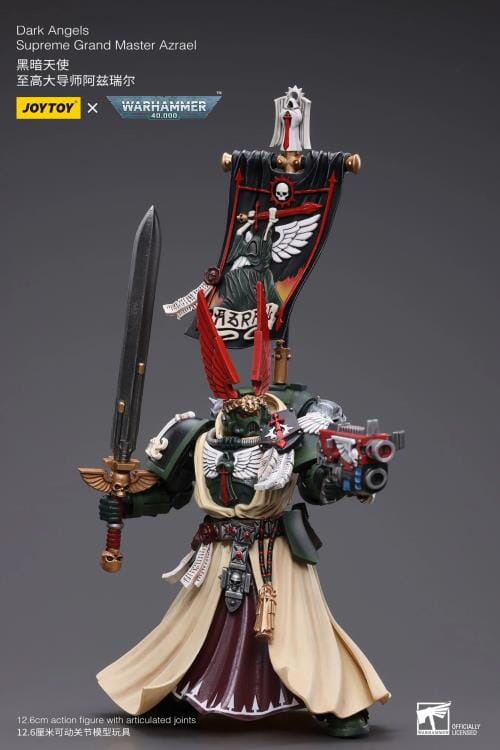 Warhammer 40k Dark Angels Supreme Grand Master Azrael 1/18 Scale Figure - Image 10