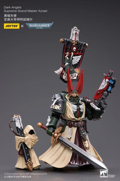 Warhammer 40k Dark Angels Supreme Grand Master Azrael 1/18 Scale Figure - Image 4