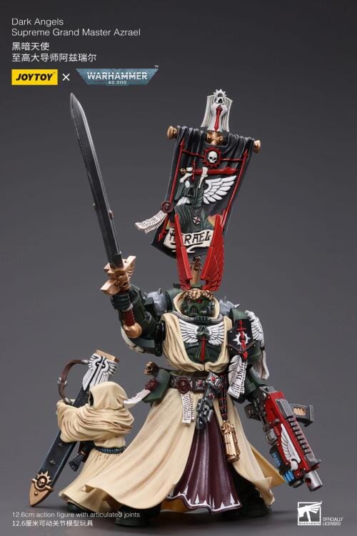 Warhammer 40k Dark Angels Supreme Grand Master Azrael 1/18 Scale Figure - Image 6