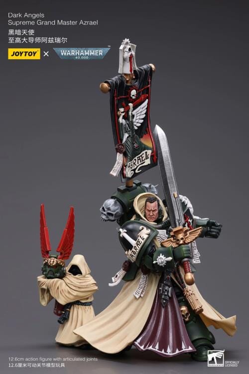 Warhammer 40k Dark Angels Supreme Grand Master Azrael 1/18 Scale Figure - Image 7